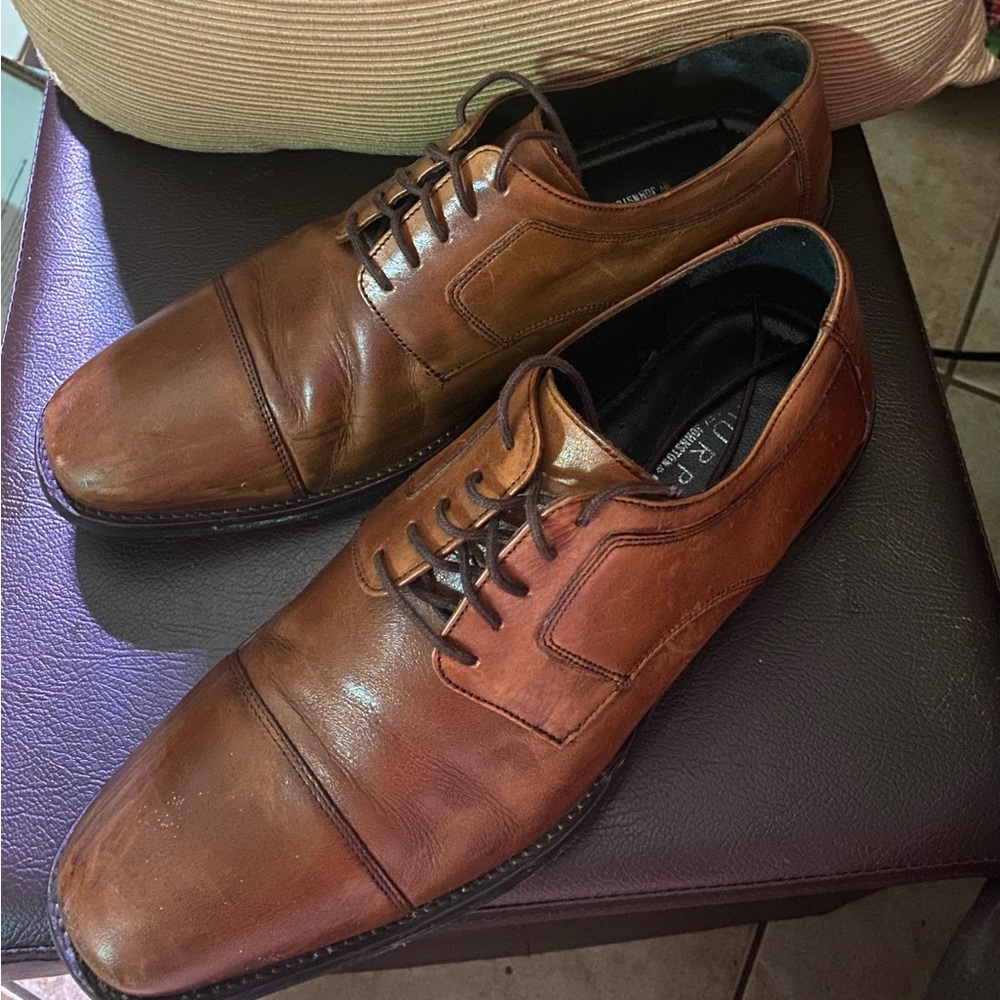 Men's Brown Leather Dress Shoes